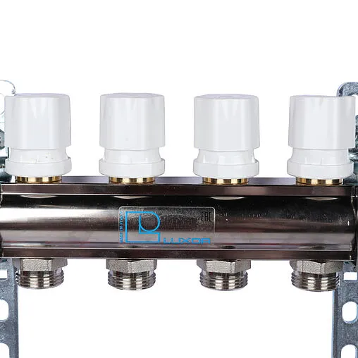 Группа коллекторная с расходомерами 6 отводов 1&quot;в/в x ¾&quot;ек Luxor CD 477/6 15662706N