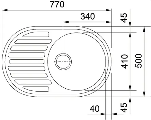 Мойка кухонная Franke Ronda ROG 611 шоколад 114.0359.949
