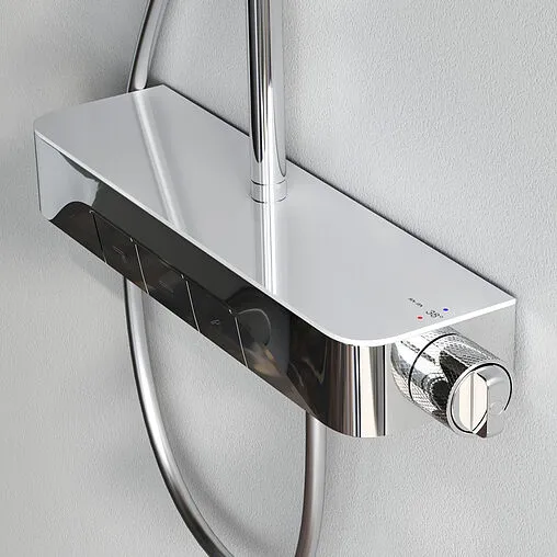 Душевая система с термостатом для ванны Am.Pm Func хром F078F300 Душевая система с термостатом для ванны Am.Pm Func хром F078F300