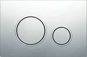 Клавиша смыва для унитаза Koller Pool Alcora 1200 SL TWIN CHROME хром глянцевый Клавиша смыва для унитаза Koller Pool Alcora 1200 SL TWIN CHROME хром глянцевый, 1