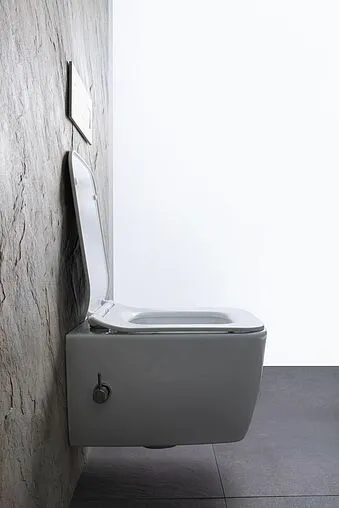 Унитаз подвесной безободковый с функцией биде и встроенным смесителем Allen Brau Liberty белый 4.33009.20