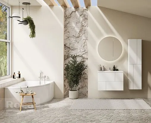 Шкаф-пенал подвесной Roca Luna 40 белый ZRU9307768