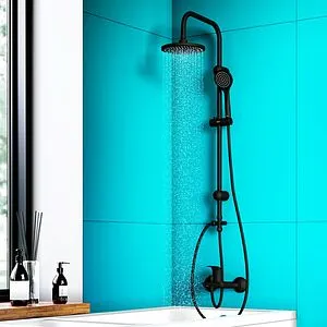 Душевая система без смесителя Dorff Comfort чёрный матовый D0708000BL Душевая система без смесителя Dorff Comfort чёрный матовый D0708000BL, 4