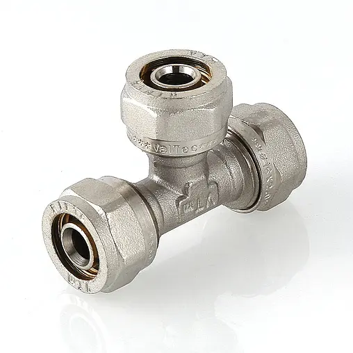 Тройник компрессионный соединительный 32мм Valtec VTm.331.N.323232 Тройник компрессионный соединительный 32мм Valtec VTm.331.N.323232