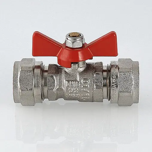 Кран шаровый для мп трубы 16мм x 16мм Valtec VT.343.N.1616