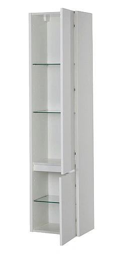 Шкаф-пенал подвесной Aquanet Лайн 40 R белый глянец 00164958