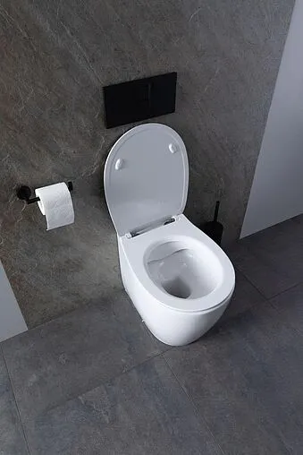 Унитаз приставной безободковый Allen Brau Fantasy белый 4.11007.20