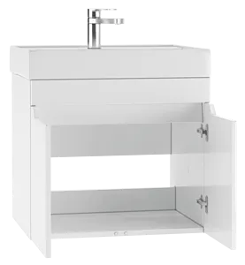 Тумба-умывальник подвесной Айсберг Мечта 60 белый DM2310T+4607152361674 Тумба-умывальник подвесной Айсберг Мечта 60 белый DM2310T+4607152361674, 4