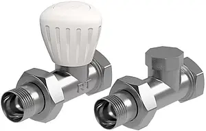 Комплект вентилей регулирующих прямых ½" в/н Royal Thermo RTO 50.009 Комплект вентилей регулирующих прямых ½" в/н Royal Thermo RTO 50.009, 1