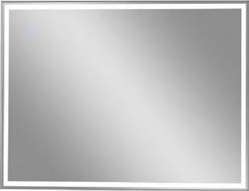 Зеркало с подсветкой Continent Aralia Led 90x70 с подогревом серый ЗЛП1631