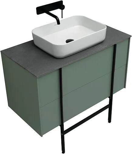 Тумба под умывальник подвесной Allen Brau Reality 90 олива 1.32006.CGM