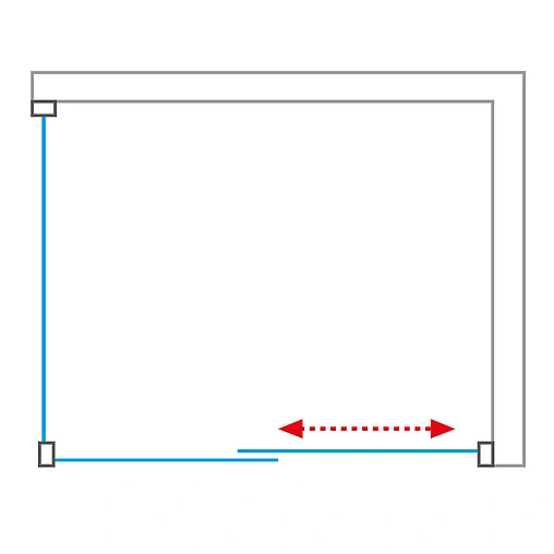 Боковая стенка 1000мм прозрачное стекло Roltechnik Exclusive Line ECDBN/1000 563-1000000-00-02