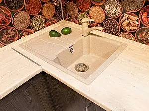 Мойка кухонная GranFest Standart S-680L песочный Мойка кухонная GranFest Standart S-680L песочный, 3