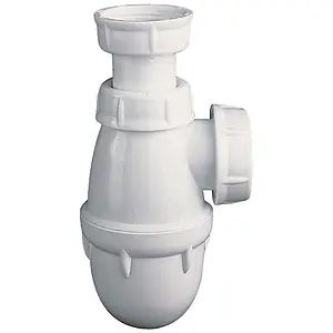 Сифон бутылочный для раковины Nicoll L211 белый 0201001 Сифон бутылочный для раковины Nicoll L211 белый 0201001, 1