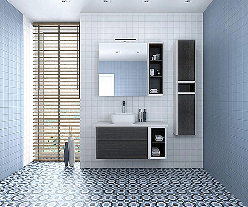 Столешница Aquaton Брук 100 (80+20) белый глянцевый 1A204305BC010