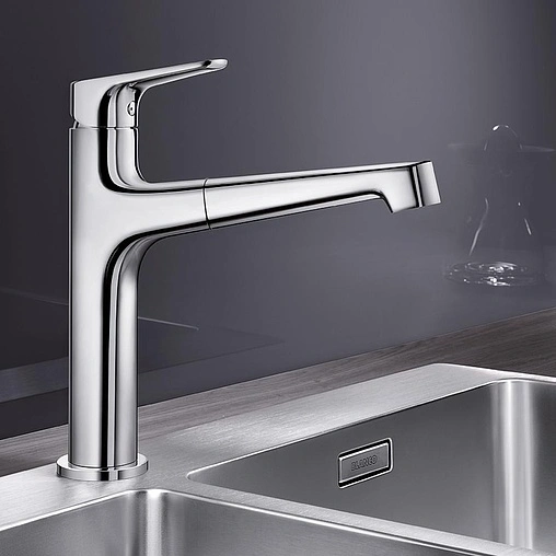 Смеситель для кухни с выдвижным изливом Blanco Felisa-S хром 520336