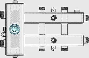 Распределительный коллектор 3 контура с гидрострелкой 1¼"н x 1"н Север-М3(Aisi) 1915004 Распределительный коллектор 3 контура с гидрострелкой 1¼"н x 1"н Север-М3(Aisi) 1915004, 5