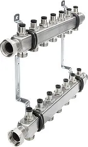 Группа коллекторная без расходомеров 5 отводов 1&quot;нг x ¾&quot;ек TECEflex 712543, 1