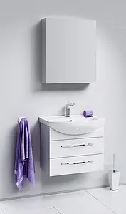 Тумба-умывальник подвесная Aqwella Allegro 60 белый Agr.01.06/2+4620008192475 Тумба-умывальник подвесная Aqwella Allegro 60 белый Agr.01.06/2+4620008192475, 3
