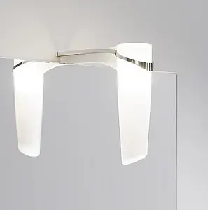 Зеркало с подсветкой Aqwella Leon-MP 40 белый Ln-MP.02.04/W, 4