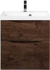 Тумба под умывальник подвесная BelBagno MARINO 65 Rovere Moro MARINO-650-2C-SO-RW-P, 1