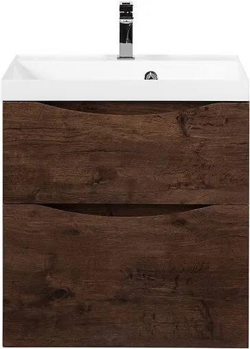 Тумба под умывальник подвесная BelBagno MARINO 65 Rovere Moro MARINO-650-2C-SO-RW-P