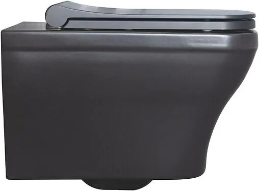 Унитаз подвесной безободковый Allen Brau Infinity черный матовый 4.21011.31