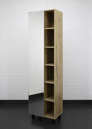 Шкаф-пенал напольный Домино Craft 50 дуб вотан DCr2217P