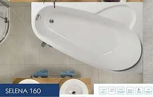 Ванна акриловая Vagnerplast Selena 160x105 R VPBA163SEL3PX-04 Ванна акриловая Vagnerplast Selena 160x105 R VPBA163SEL3PX-04, 4