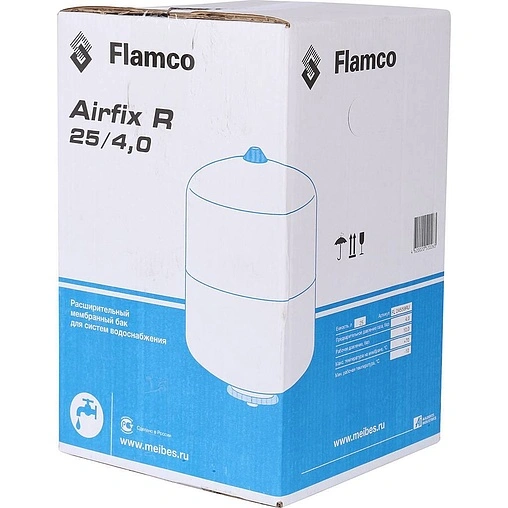 Гидроаккумулятор Flamco Airfix R 25л 10 бар 24559RU Гидроаккумулятор Flamco Airfix R 25л 10 бар 24559RU
