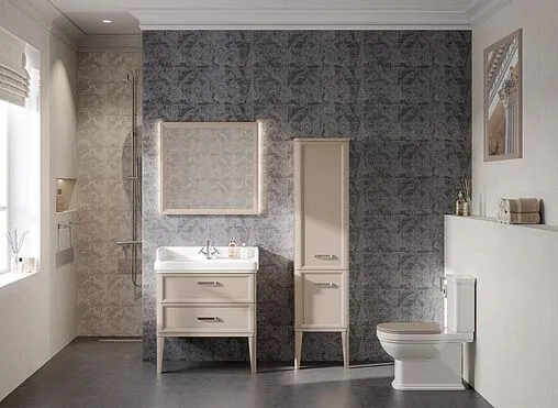 Шкаф-пенал Kerama Marazzi Pompei 43 камео бежевый PO.N.150\CAM