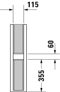 Пьедестал Duravit ME by Starck белый 0858390000 Пьедестал Duravit ME by Starck белый 0858390000, 3