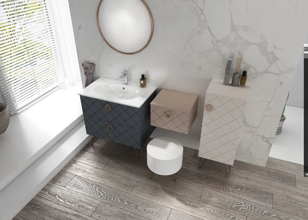 Шкаф-пенал напольный Isvea Rosa 40 слоновая кость 21RA32023040I Шкаф-пенал напольный Isvea Rosa 40 слоновая кость 21RA32023040I, 3