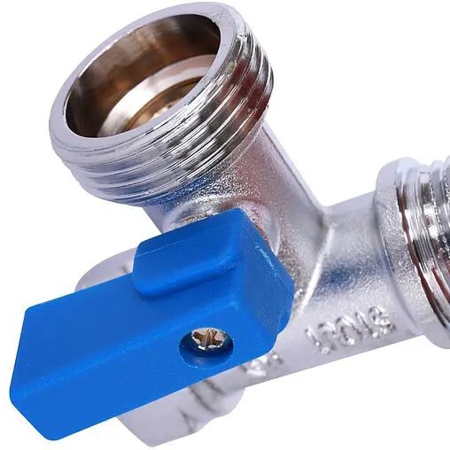 Кран шаровый трехпроходной 1/2"н x 3/4"н x 1/2"в Stout SVB-0124-123412 ...