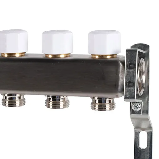 Группа коллекторная без расходомеров 12 отводов 1&quot;в/в x ¾&quot;ек Rommer RMS-3200-000012