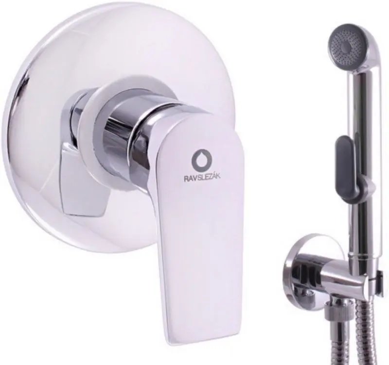 Гигиенический душ со смесителем Rav Slezak Colorado хром CO142, 1