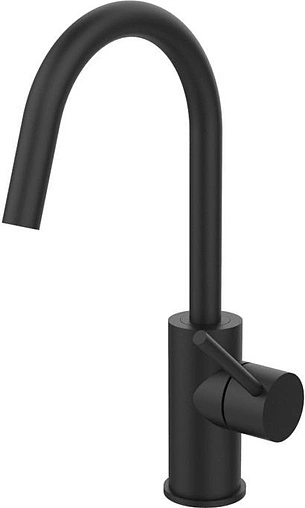Смеситель для раковины Paffoni Light чёрный матовый LIG078NO