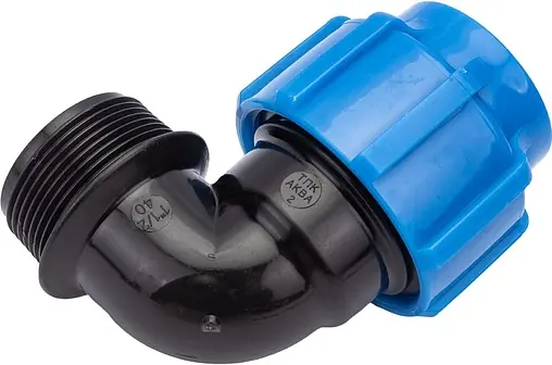 Уголок компрессионный переходной 40мм x 1½&quot;н ТПК-Аква 50014112