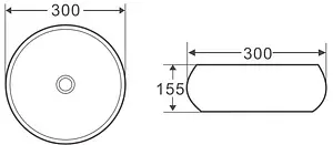 Раковина BelBagno 30 белый BB1114, 2