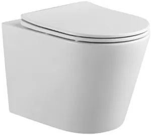 Унитаз подвесной безободковый Aquatek Вега белый AQ1904-00, 1