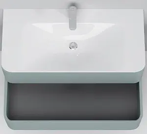 Тумба-умывальник подвесная Am.Pm Sensation 100 мятный M30FHX1002GG+M30WPC1001WG Тумба-умывальник подвесная Am.Pm Sensation 100 мятный M30FHX1002GG+M30WPC1001WG, 4