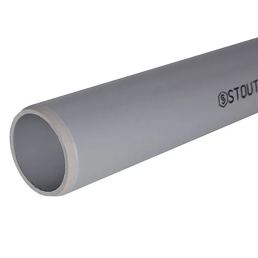 Труба канализационная внутренняя бесшумная D=58мм L=1000мм Stout SKB-0001-058100