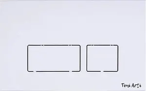 Клавиша смыва для унитаза Toni Arti Noche TA-0042 белый глянцевый Клавиша смыва для унитаза Toni Arti Noche TA-0042 белый глянцевый, 1