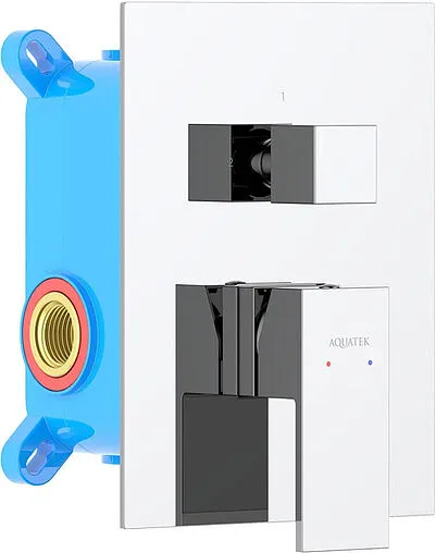 Смеситель для ванны скрытого монтажа Aquatek Либра хром AQ1646CR