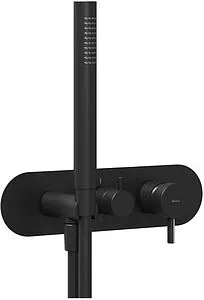 Смеситель для душа скрытого монтажа Ravak Espirit чёрный матовый X070287 Смеситель для душа скрытого монтажа Ravak Espirit чёрный матовый X070287, 1