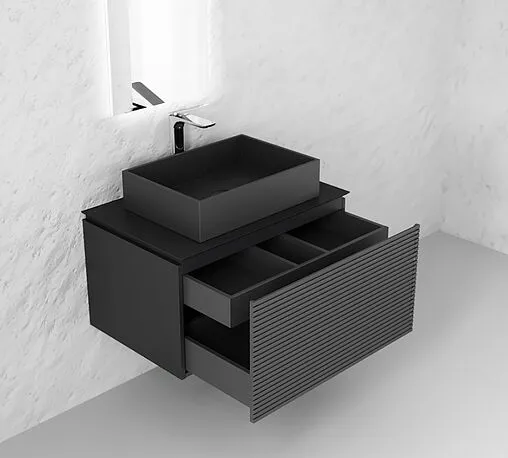 Тумба под умывальник подвесная Jorno Stone 80 антрацит Stn.01.80/P/A/JR Тумба под умывальник подвесная Jorno Stone 80 антрацит Stn.01.80/P/A/JR