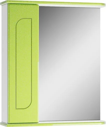 Шкаф-зеркало Айсберг Радуга Лайм 60 лайм DA1127HZR