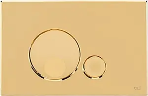 Клавиша смыва для унитаза OLI Globe 152954 золото Клавиша смыва для унитаза OLI Globe 152954 золото, 1