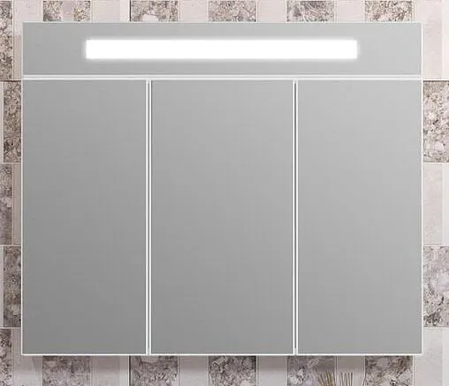Шкаф-зеркало Opadiris Фреш 100 белый 00-00006753