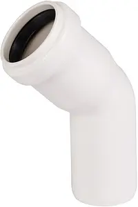 Отвод внутренний белый D=32мм Угол 45° Ostendorf HTw HTB 559320, 1